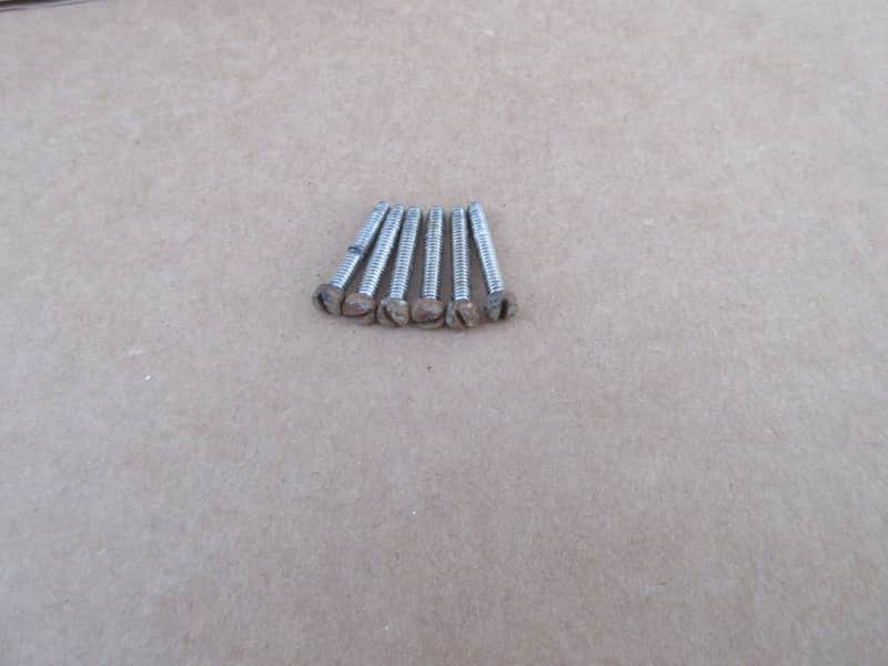 Vintage 1970s Gibson Humbucker Guitar Pickup Pole Piece Screws image 1