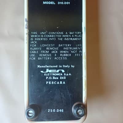Early 70's Red Fasel JEN Cry Baby 310.001 wah Vintage imagen 2