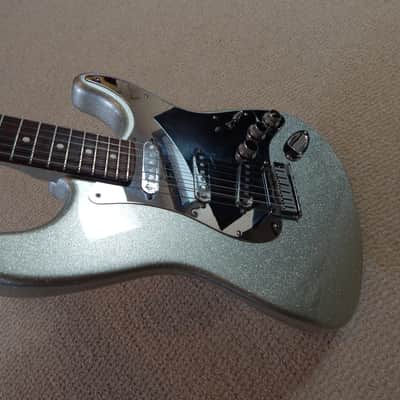 Fender Custom Shop  Stratocaster 1999 Silver Sparkle Used In Red Hot Chili Peppers Video Cant Stop image 5