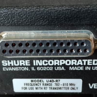 Shure UHF U4D MK2 R7 (782-810MHz) image 5