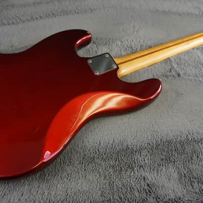 94-95 Fender Japan Jazz Bass Candy Apple Red w/ Gig Bag image 15