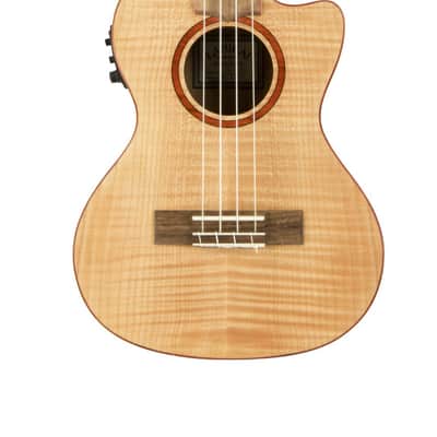 Lanikai Flame Maple 5-String Tenor Cutaway A/E Ukulele w/ Kula Preamp (FM-5CET) image 4