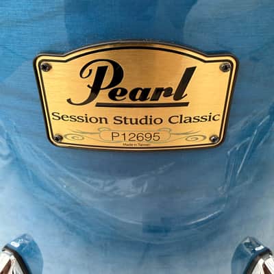 Pearl Session Studio Classic 16" x 14" Floor Tom Sheer Blue #113 - Brand New image 2