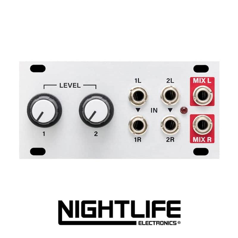 Intellijel Stereo Mixer 1U Silver image 1