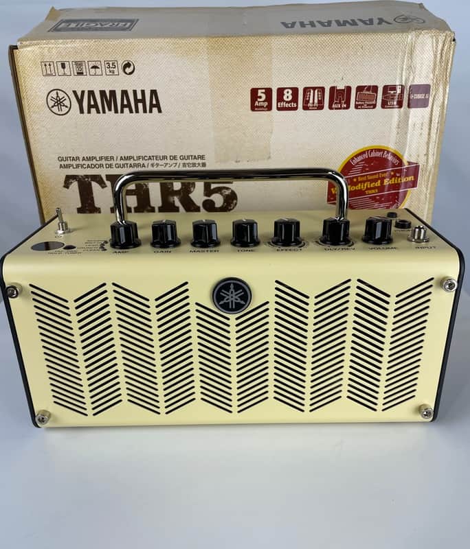 Yamaha THR5 Electric Guitar Combo Amplifier, 10W, Cream image 1