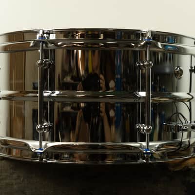 Standard Drum Co. 6.5x14 Regular Bead Chrome Over Brass Snare Drum image 6