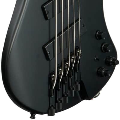 Ibanez EHB1005MS Bass Guitar (with Gig Bag), Flat Black image 8