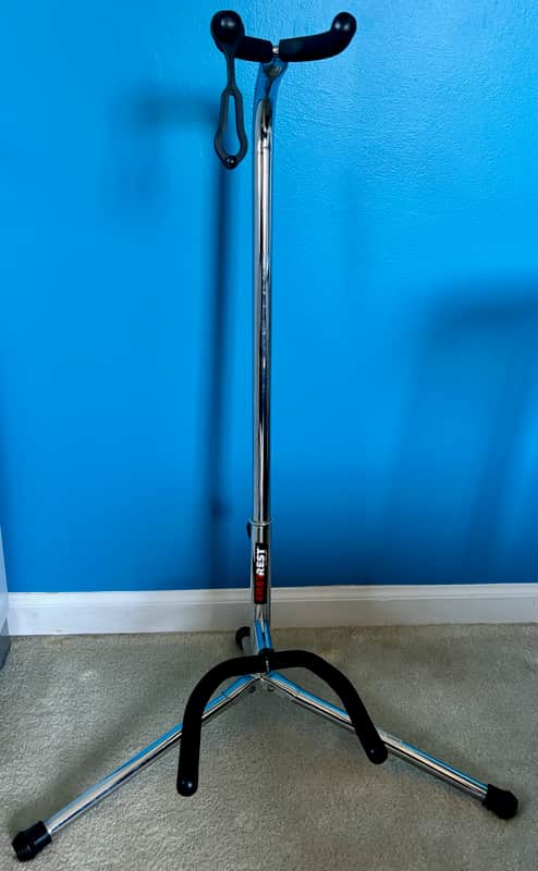 FretRest by ProLine HT1010GC Single Guitar Stand 2017 - Chrome image 1