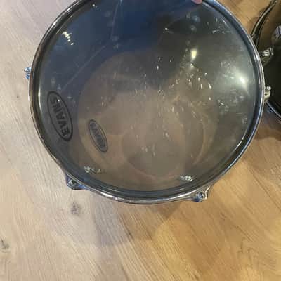 Ludwig 70s Vistalite Toms - 12” Rack, 13” Rack, 16” Floor 1970s - Black image 10