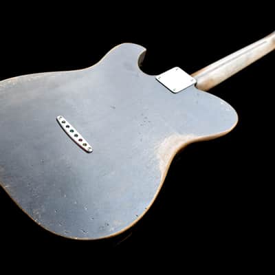 Dax&Co. Ironhorse 2022 Black/Steel Etched Zig-Zag Guitar W/ Hardshell Case & COA! image 8