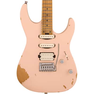 Charvel Pro-Mod Signature Rick Graham DK24 2PT CM Worn Shell Pink image 1