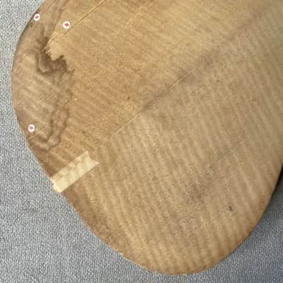 Tiger Maple Top Basswood Guitar Body image 11