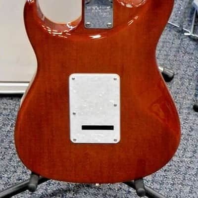 2020 Tagima Stella DW HSS Electric Guitar! Trans Amber Quilt Top! VERY NICE!!! image 5