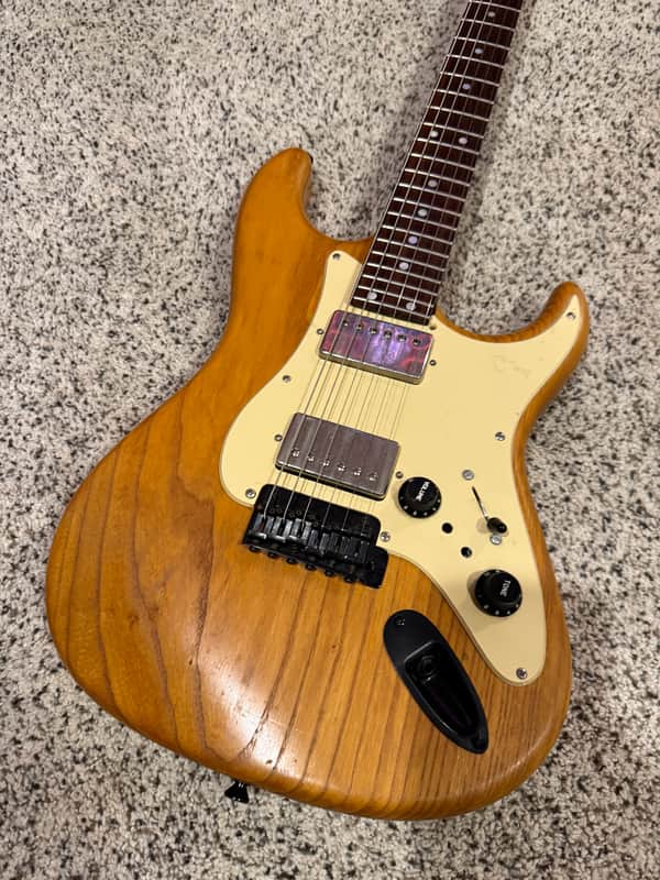 Warmoth Boogie Electric Guitar 7/8ths body Gibson Seymour Duncan 1990s - Natural image 1