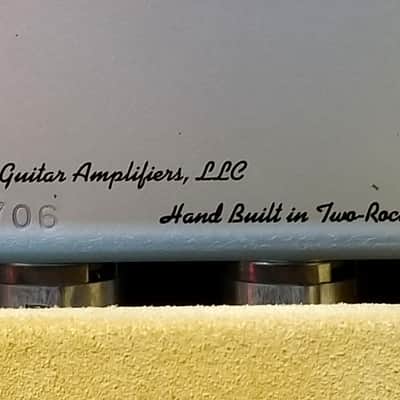 used Two Rock Classic Reverb Signature 6L6 100-Watt Amp Head in Buckskin Suede, Very Good Condition with Footswitch image 6
