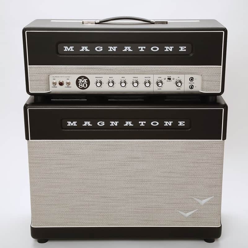 Magnatone Super Fifty-Nine M80 45-Watt 2x12" Guitar Amp Half Stack image 1