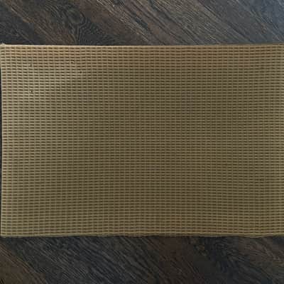 Original Vintage 1961 Wheat Brown Fender Grill Cloth *Brown Super 1961 2x10 Original Grill* image 1