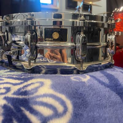 Tama SC145 Stewart Copeland Signature 5x14" Brass Snare Drum 2010s - Chrome Over Brass image 2