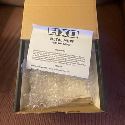 Electro-Harmonix Metal Muff Distortion with Top Boost 2006 - Present - Black image 3
