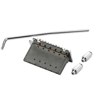Stratocaster Style Electric Guitar Tremolo  Bridge, Chrome image 2