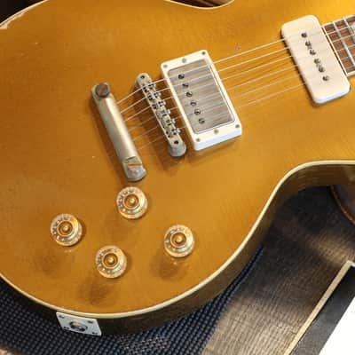 Unplayed! 2023 Gibson Custom Shop 1955 Reissue M2M Les Paul P90 Electric Guitar Heavy Murphy Aged Double Gold + COA OHSC image 6