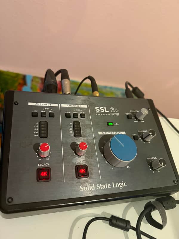 Solid State Logic SSL 2+ USB Audio Interface 2020 - Present - Black image 1