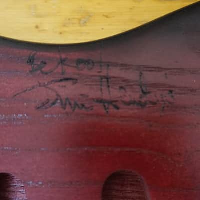 Warmoth Swamp Ash stratocaster body guitar left handed Jimi Hendrix design Pistols Crown RARE 2021 image 3