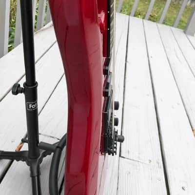 Spector (Kramer Era) NS-6 Neckthru Late 1980’s Trans Red Stain image 6