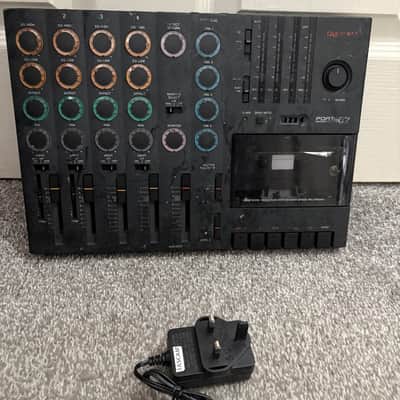 TASCAM Porta 07 Ministudio 4-Track Cassette Recorder 1990s - Black (dual speed modded) image 2