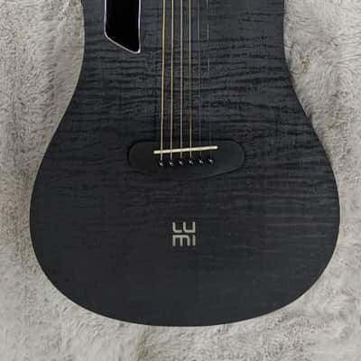 Tagima LUMI-X BK Black Smart Acoustic-Electric Guitar - Built-in Effects-B Stock image 1