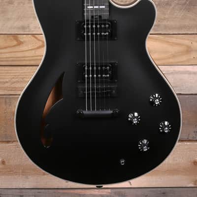 EVH SA-126 Special Semi-Hollow Electric Guitar Stealth Black w/  Case image 1