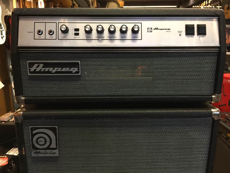 Ampeg V4B-AV Limited Run Bass Head and SVT610AV Cabinet 2000s image 1