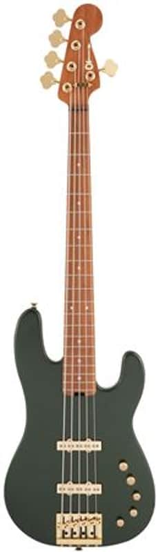 Charvel Pro Mod San Dimas Bass JJ V 5 String Lambo Green Metallic image 1