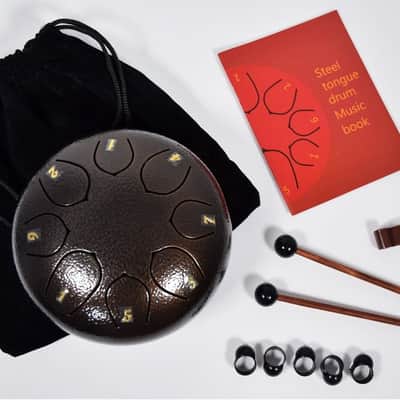 Chord Bronze Steel Tongue Drum 6 inch 8-note TD6-BZ image 4
