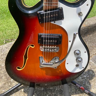 Mosrite Combo Semi-Hollow Electric Guitar 1966 image 4