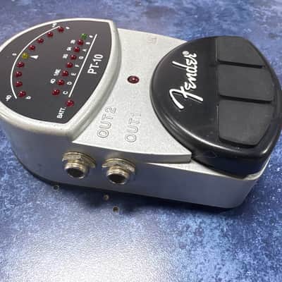 Fender PT-10 Chromatic Tuner Pedal 2000s Silver image 2