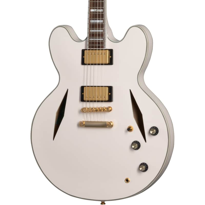 Epiphone Emily Wolfe “White Wolfe” Sheraton Electric Guitar - Aged Bone White image 1