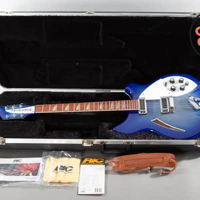 2006 Rickenbacker 360 Blueburst – Rare Finish, All Original, w/ OHSC image 2
