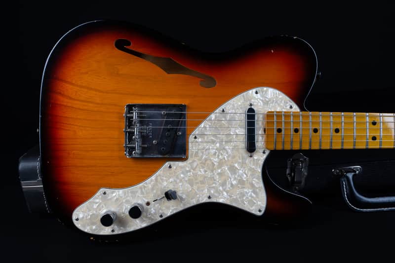 Fender Greg Fessler Masterbuilt 1969 Telecaster Thinline 2010 - Sunburst image 1