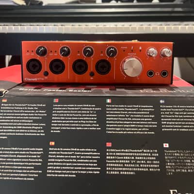 Focusrite Clarett 4Pre Thunderbolt Audio Interface 2010s - Red image 4