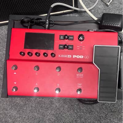 Line 6 POD Go LIMITED EDITION RED — Multi-Effects Floor Processor — Excellent image 1