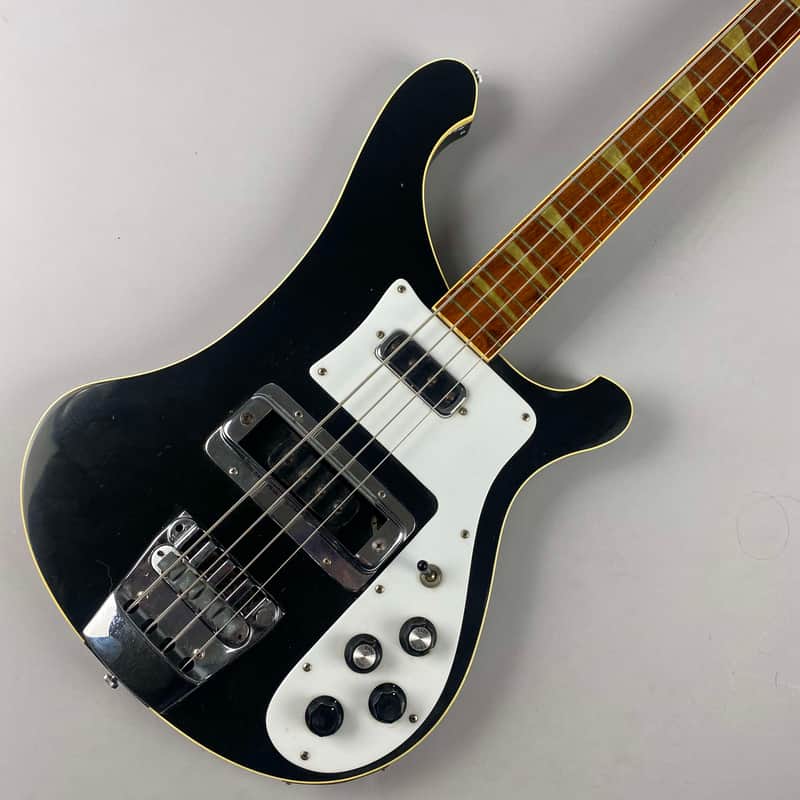 Rickenbacker 4001 - Black 1978 all original with original Black Tolex G&G case image 1