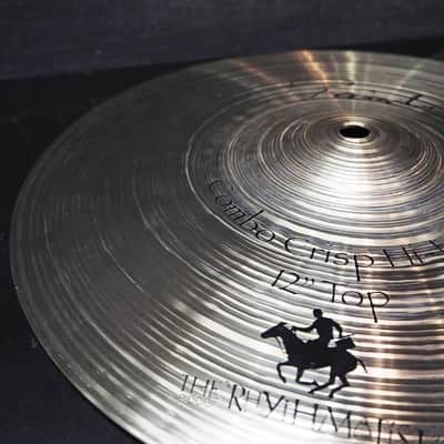 PAiSTe USED ​​Signature The Paiste Line Combo Crisp HiHat ''Rhythmatist'' pair [Top:940g/Bottom:1120g] image 9