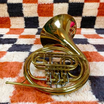King Cleveland Single French Horn Key Of F With Case (Plays Great!) image 10