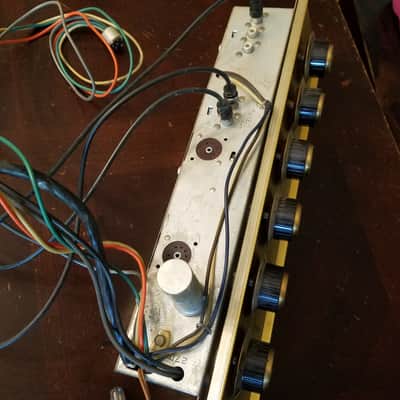 Motorola 6BQ5 12AX7 tube pre and power amp HS-709D HS-696C Console Stereo 1959 - Gold image 10