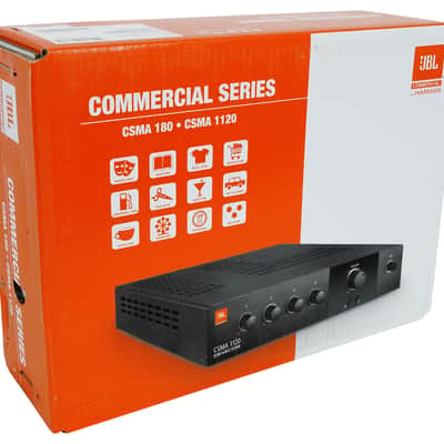 JBL CSMA 1120 Commercial 70v Amplifier+12) 2' X 1' Drop Ceiling Tile Speakers image 11