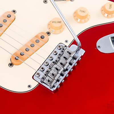 1992 Fender Stratocaster ‘62 Vintage Reissue ST62-53 Candy Apple Red 100% Original, Japan MIJ Fujigen image 8
