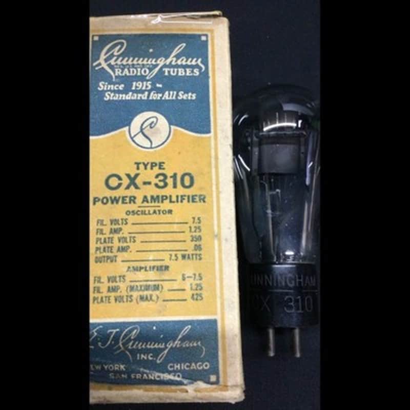 CUNNINGHAM CX 310 (Type 10 , UX 210) Globe Amplifier Vacuum Tube W/ Box S.9794 image 1