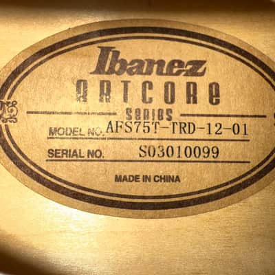 Ibanez AFS75T-TCD Artcore 2016 - 2018 - Transparent Cherry Red + Guitar Case image 8
