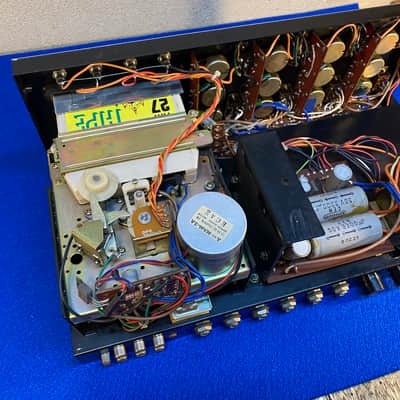 Funky 1978 Guyatone Mk-50 PA system- spring reverb having, 8 track playing, made in Japan gem image 18